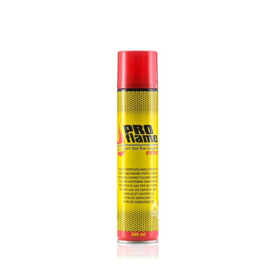 Dujų papildymas PROflame Expert,  žiebtuvėliams, 300ml