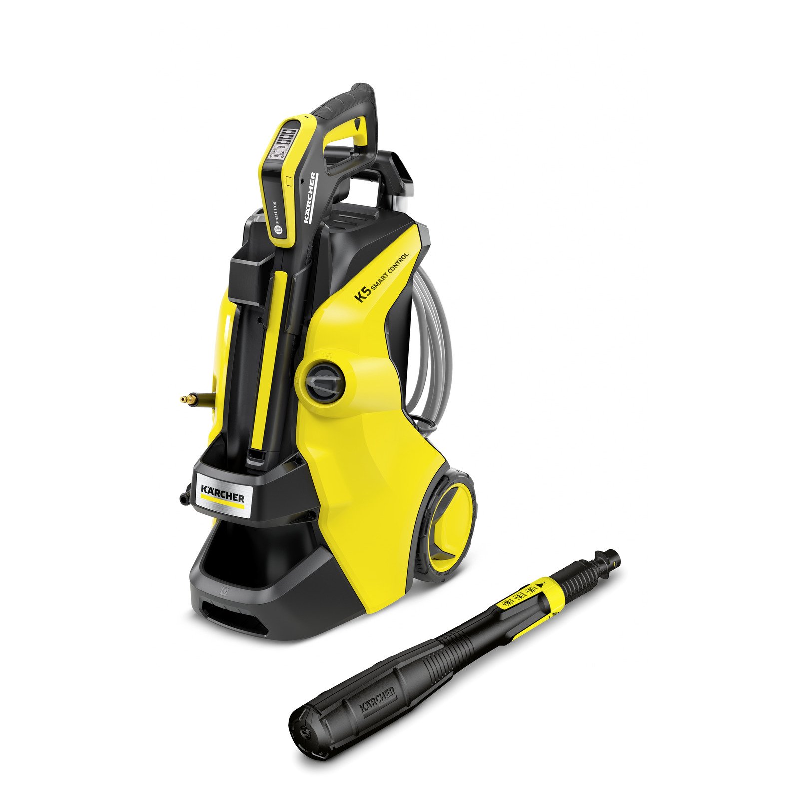 Aukšto slėgio plovykla KARCHER K 5 Smart Control Flex EU, slėgis iki 145 bar, vandens srautas 500 l/h, galia 2,1 kW, 1.324-730.0