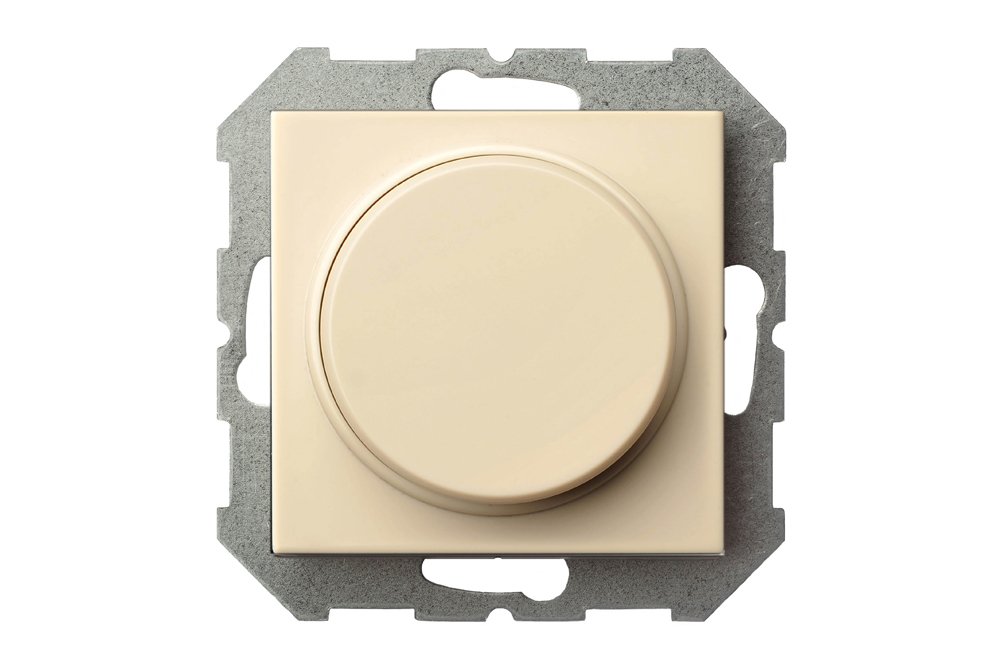 Šviesos reguliatorius LIREGUS Epsilon, įleidžiamas,smėlio spalvos, ISR-005-01 E/S, LED 3-100W, 10-250W / b/r