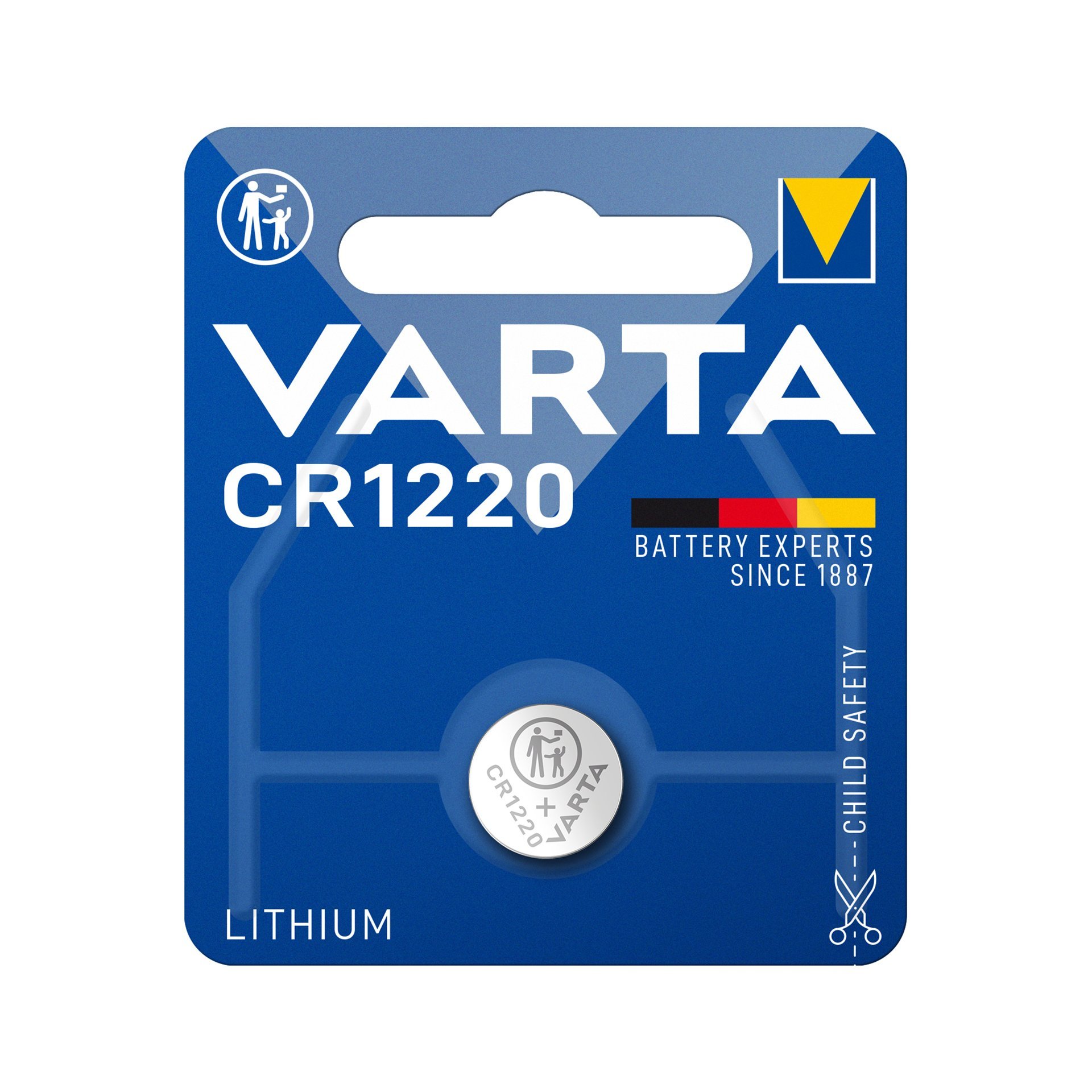 Maitinimo elementas VARTA Cr1220, 3 V, 1 vnt.