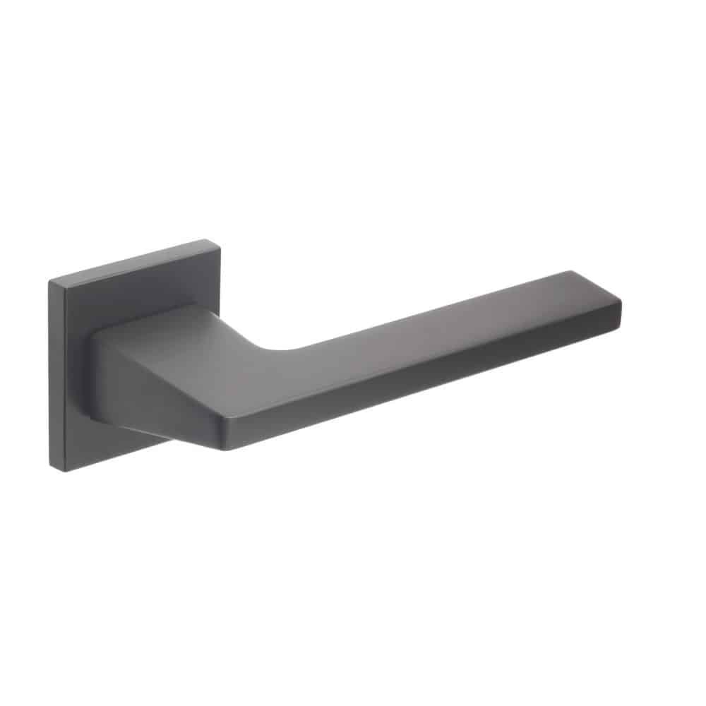 Durų rankena INOVO PULSE 508 SLIM, juodos spalvos, kvadratas