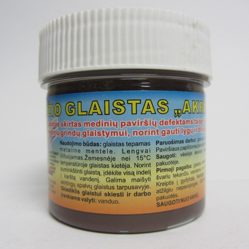 Medienos glaistas AKRILEN, raudonmedžio sp., 200 g