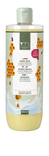 Dušo želė MARGARITA, su pieno baltymais, 500 ml