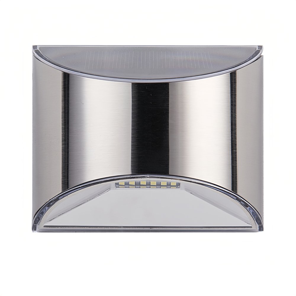 Lauko šviestuvas SUNLUX SA2002, su saulės elementais, sieninis, 100x80x50 mm, IP44