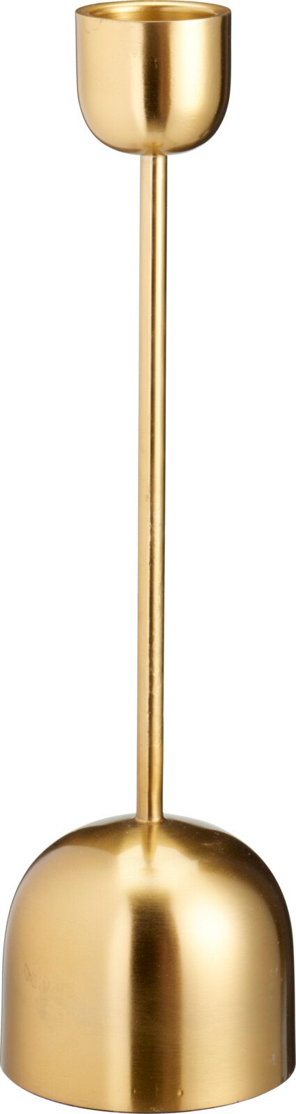 Žvakidė, 6,5 x 6,5 x 36 cm, aukso sp., metalinė