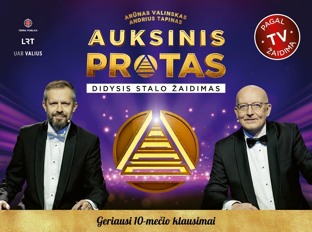 Stalo žaidimas Auksinis protas. Didysis stalo žaidimas