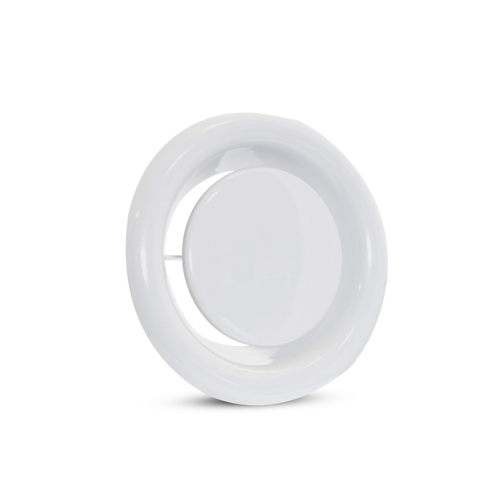 Difuzorius ALNOR EV-080, d80 mm, ištraukimo, baltas, metalinis