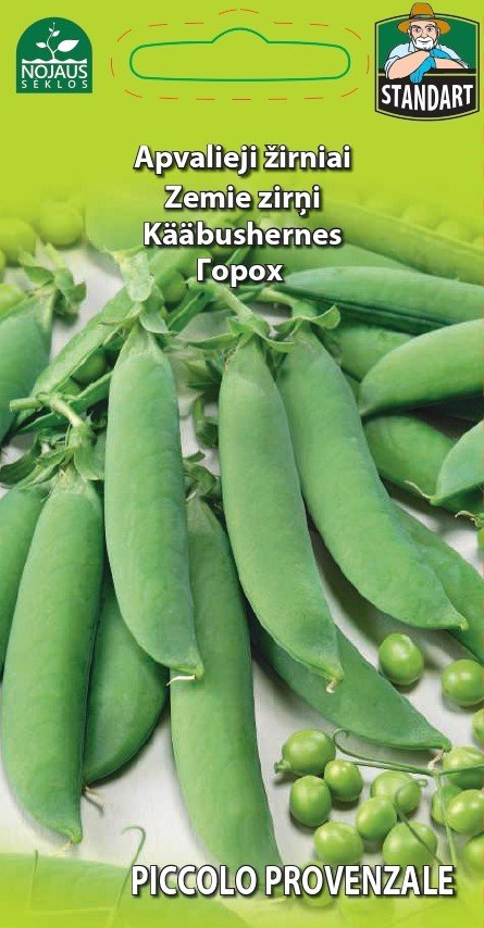 Daržovių sėklos, žirniai apvalieji Piccolo provenzale, 9547