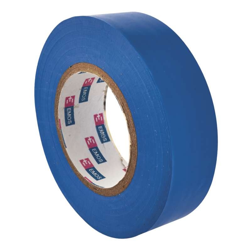 Elektroizoliacinė juosta EMOS, PVC 0,13x19mm (20m), mėlyna
