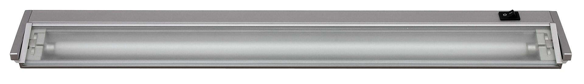 Šviestuvas RABALUX Easy Light, 13W G5/T5 lempa (komplekte), 2700K, 820 lm, IP20, su jungikliu, virtuvei, metalas, sidabrinė, 580x30x85 mm.
