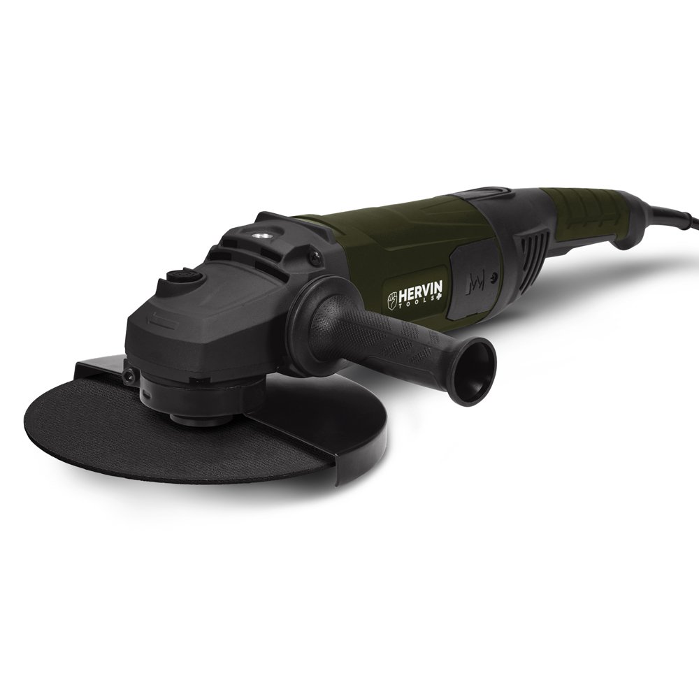 Elektrinis kampinis šlifuoklis HERVIN TOOLS+, galia 2800 W, 230 mm, JD230-1A-2800W