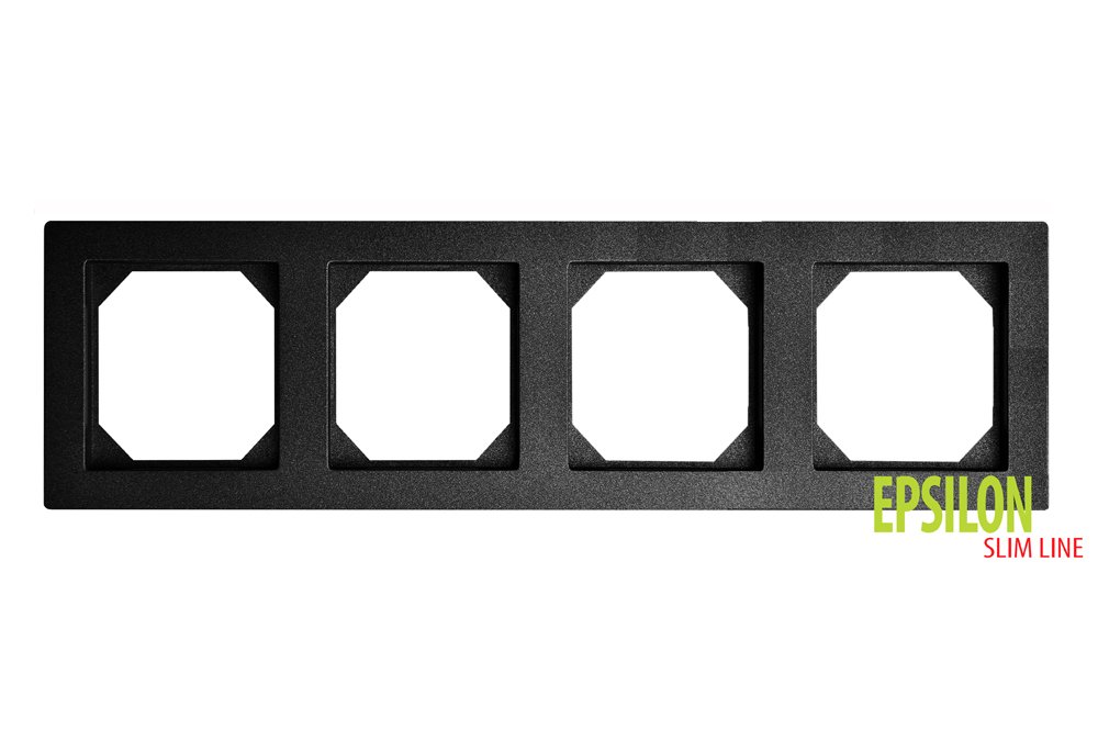 Rėmelis LIREGUS Epsilon, 4 vietų, antracito sp., K14-145-04.E/J