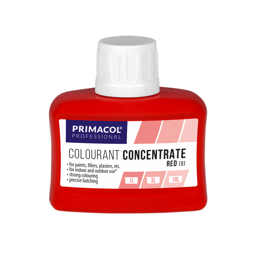 Koncentruotas pigmentas dažams PRIMACOL, (09) raudonos sp., 80 ml