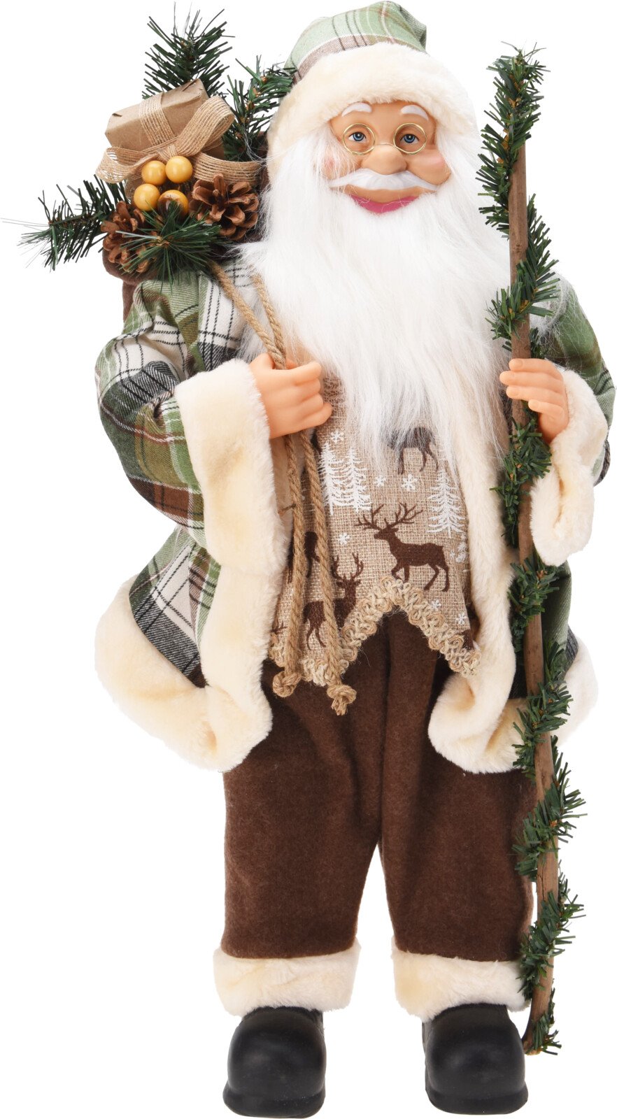 Kalėdinė dekoracija Kalėdų Senis, 30 x 20 x 60 cm