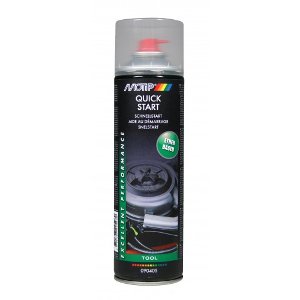 Priemonė lengvinanti variklio užvedimą MOTIP Quick Start, 500 ml