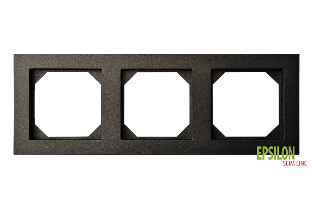 Rėmelis LIREGUS Epsilon, 3 vietų, antracito sp., K14-145-03.E/J 