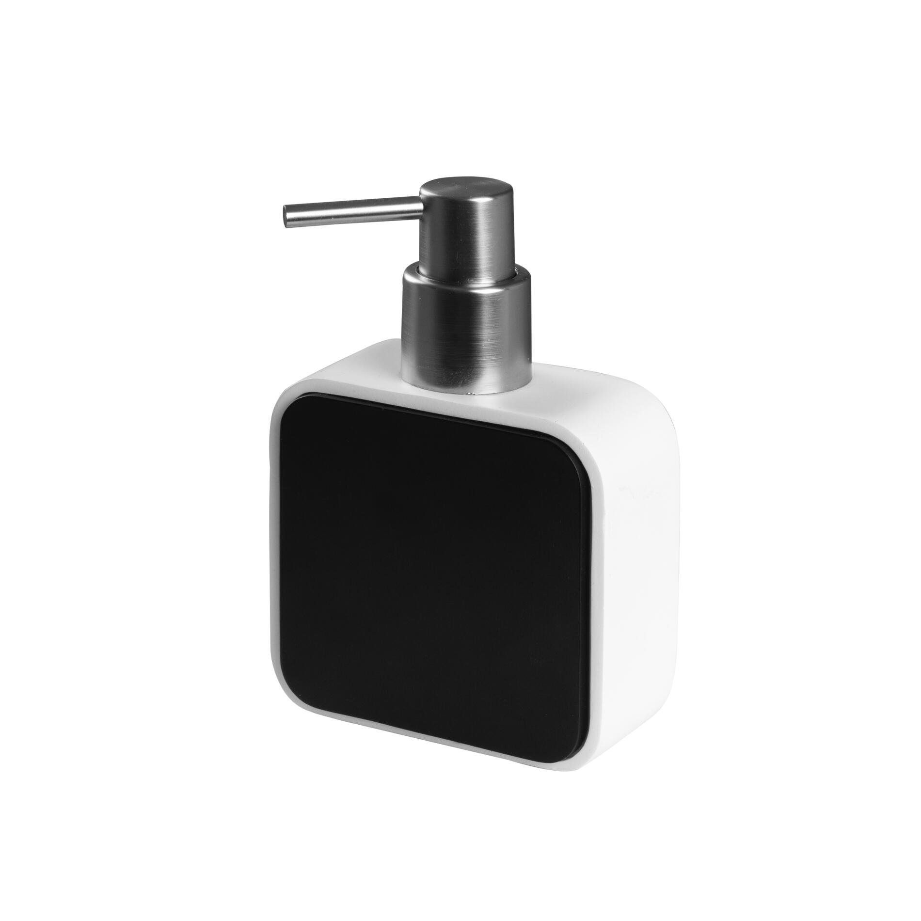 Muilo dozatorius RIDDER Amara, pastatomas, baltas-juodas, poliresinas/bambukas, 2244511