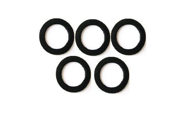 Tarpinė VINITOMA, guminė, išardomoms jungtims, d15 mm, 5 vnt., juoda sp., 091820