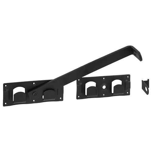 Durų skląstis DOMAX, WBR440, 440 x 70 x 180 mm, juodos spalvos, 86412