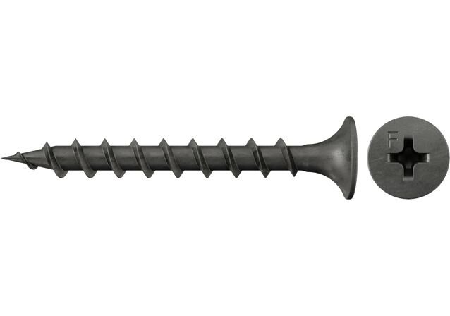 Gipso kartono sraigtas į medį juostoje FISCHER, 3,5 x 35 mm, 1000 vnt.