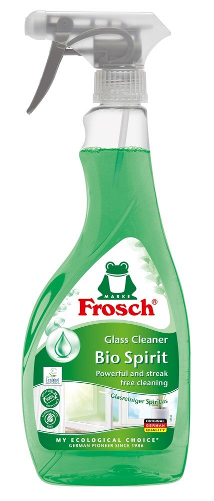 Spiritinis stiklų valiklis FROSCH Spiritus Glas Reiniger, aerozolinis, 500 ml