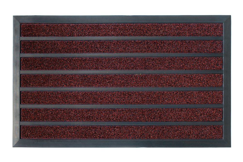 Kilimėlis RICCO Forte, 45 x 75 x 0,8 cm, 100% PP ant gumos pagrindo, raudonas, 913-300