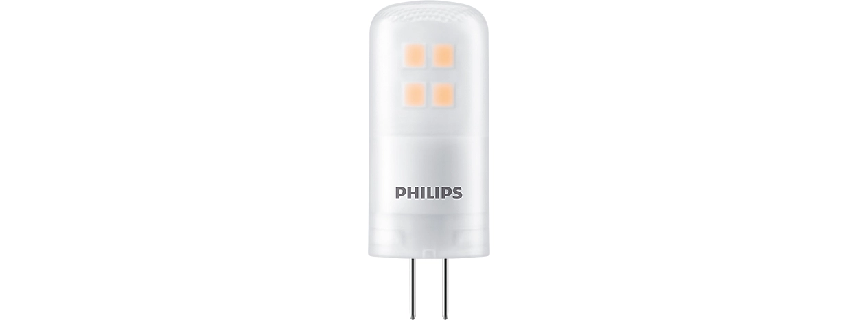 LED lempa PHILIPS, 2,7W (=28W), G4, 12V, 2700K, 315 lm