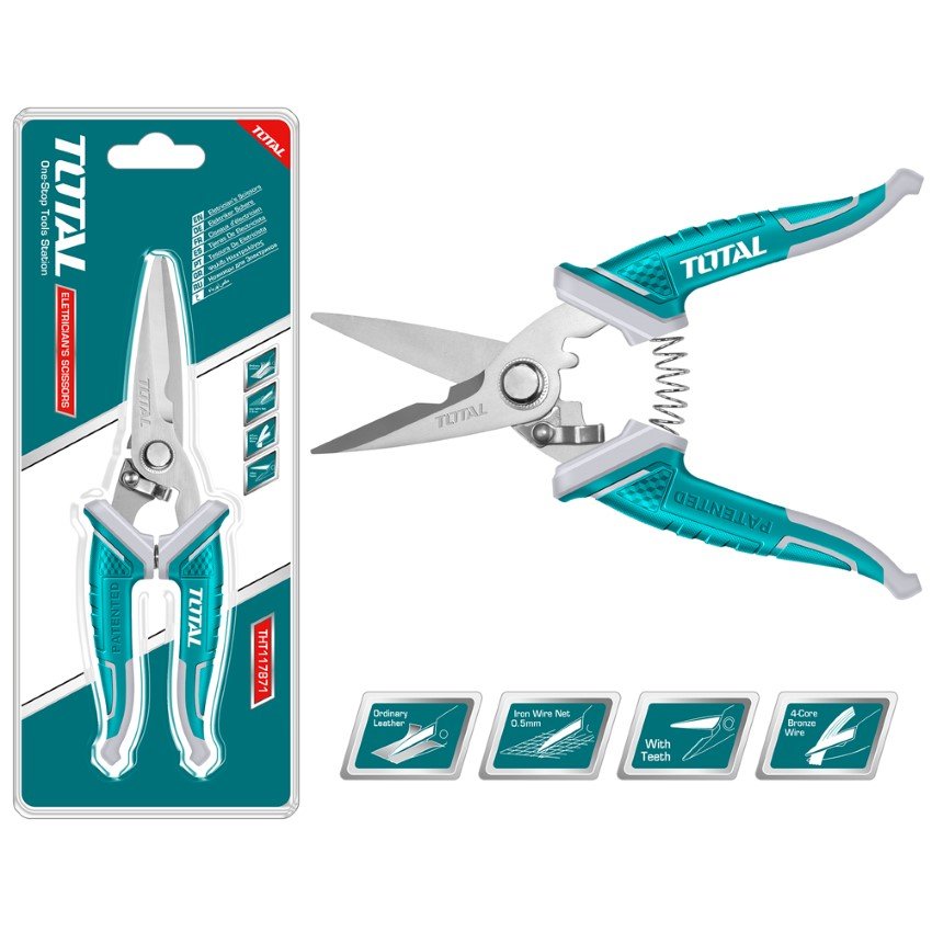 Žirklės TOTAL, 178mm, THT117871