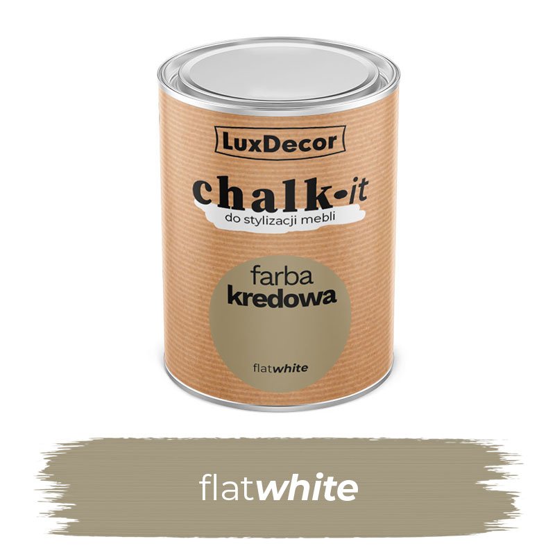 Kreidiniai dažai LUXDECOR Chalk-It, 750 ml, (32) Flat White