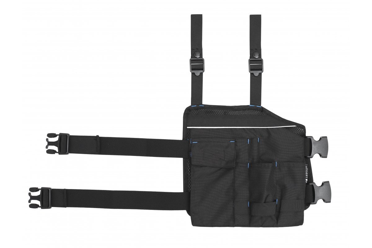 Įrankių dėklas - kišenė HOGERT WORKWEAR Eller, 100% poliesteris, juoda spalva, 2 vnt