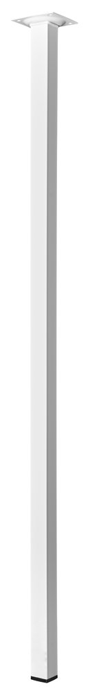 Baldų koja HETTICH, reguliuojama, balta spl., 800x25x25 mm, 1150