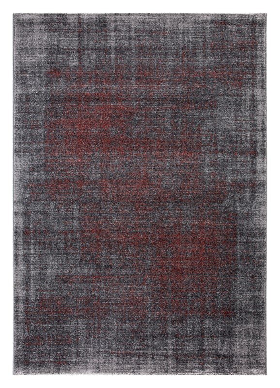 Kilimas Campos, 133 x 190 cm, 100 % polipropilenas, pilkos - koralinės spalvos, 725115