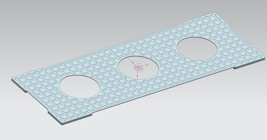 Apsauginis balastinio bloko padas EL-SUN, 600 x 205, PVC, P230A60, 1 vnt.