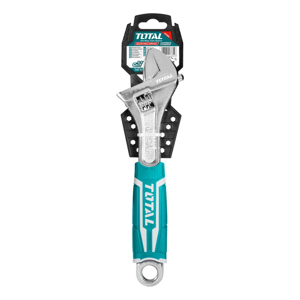 Reguliuojamas raktas TOTAL, CR-V, 0-24 mm, 150 mm, THT101066