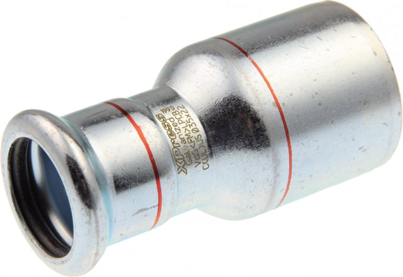 Presuojama plieninė redukuota jungtis KAN THERM, 22x15mm, (1xpres), 6202152