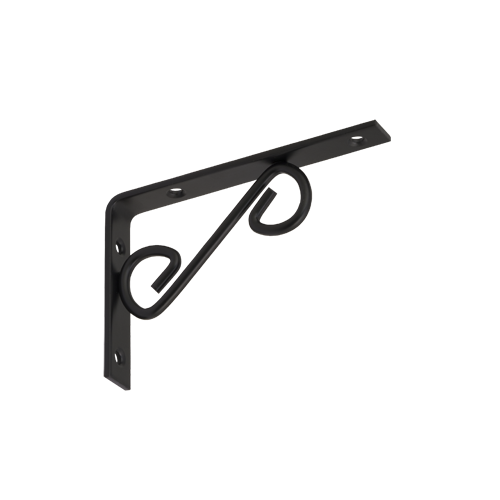 Lentynos laikiklis VELANO, WOP 150 C 150x100 mm, juodos spalvos, DMX 5266