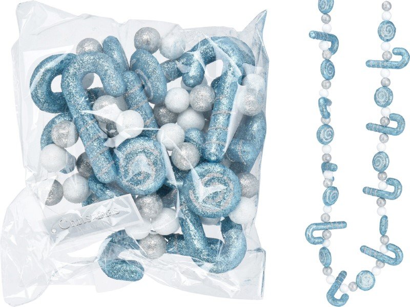 Girlianda Saldainiai, 140 cm, mėlynos sp.