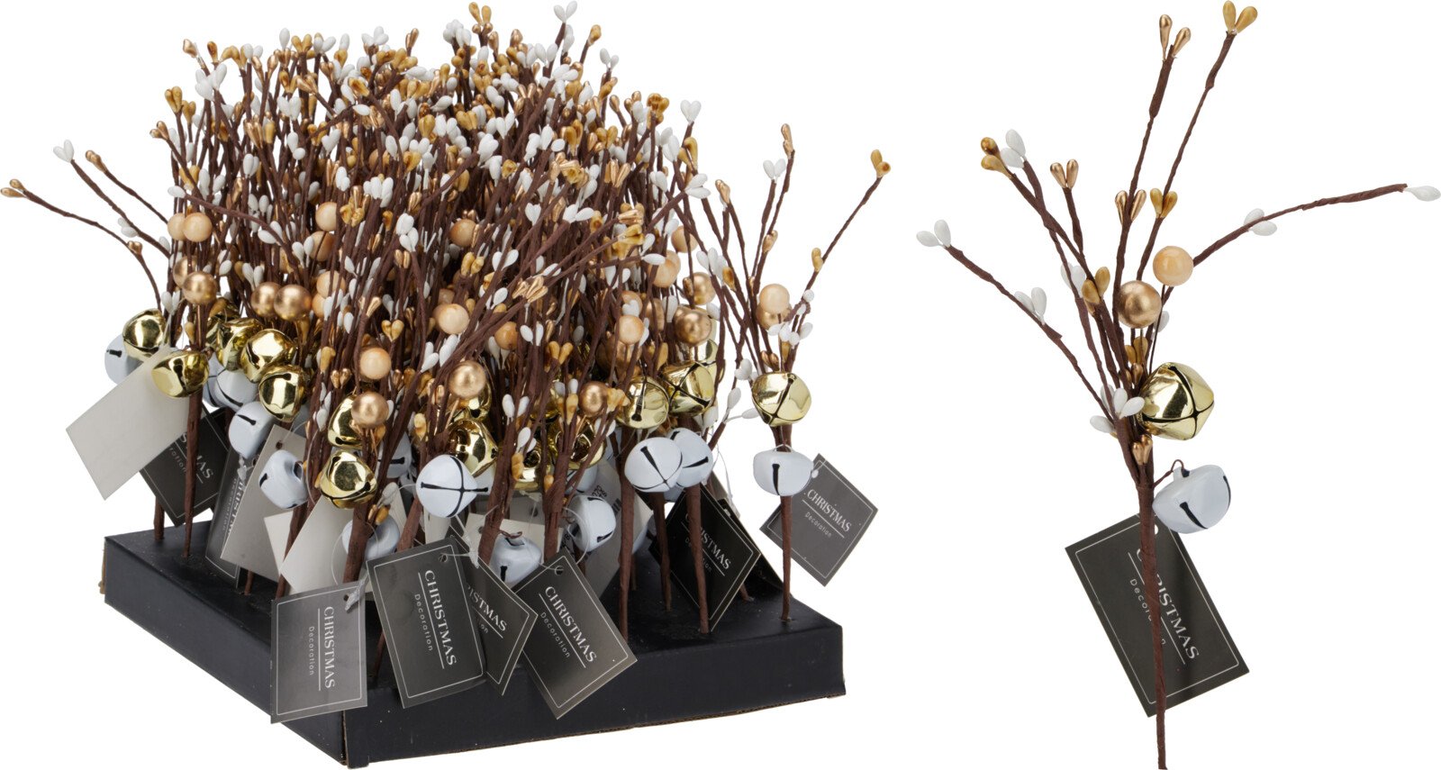 Dekoratyvinė šakelė, įvairių sp., 4 x 4 x 23 cm