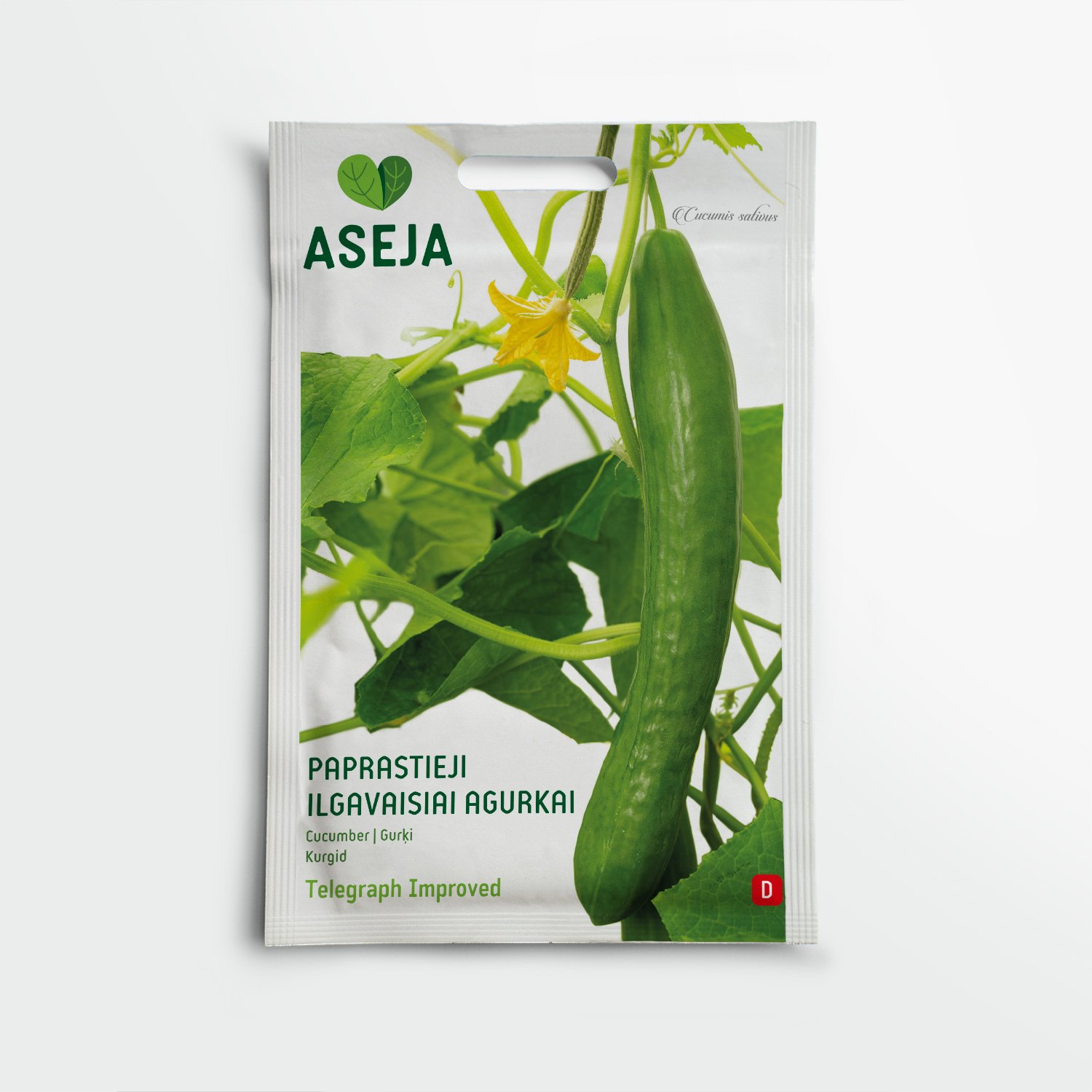 Ilgavaisis agurkas Telegraph, ASEJA, 0,3 g, 20-0507 (D)