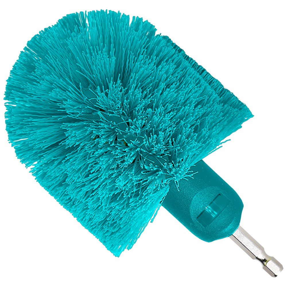 Valymo šepetys grąžtui TOTAL, 360 laipsnių vidutiniai šeriai, TACM1360