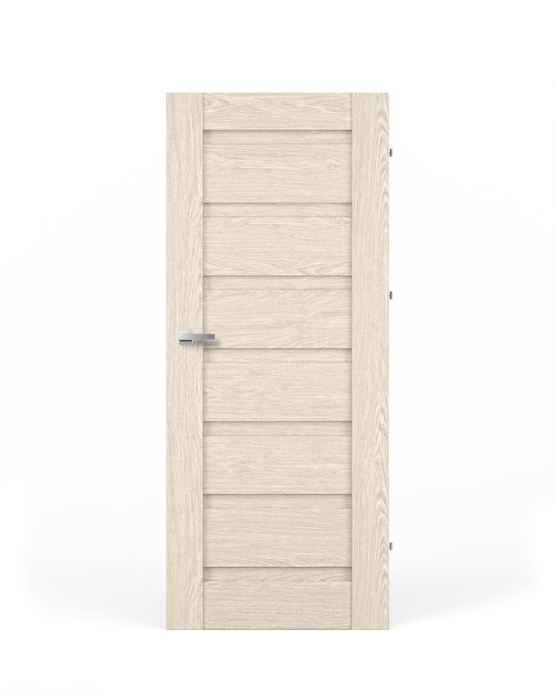 Laminuotos vidaus durys su užlaida VIVENTO PB-01, dešininės, spl. Cornwall oak, 2030x744x40 mm