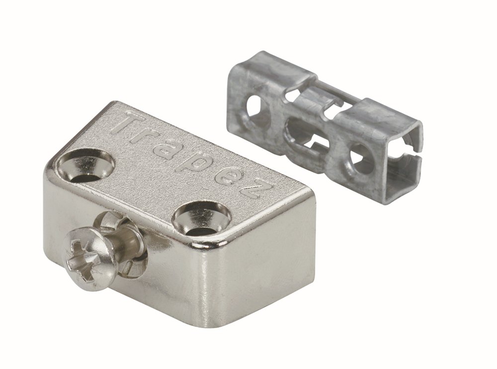 Fiksatorius HETTICH, pak. 4 vnt. dengtas nikeliu, 89355