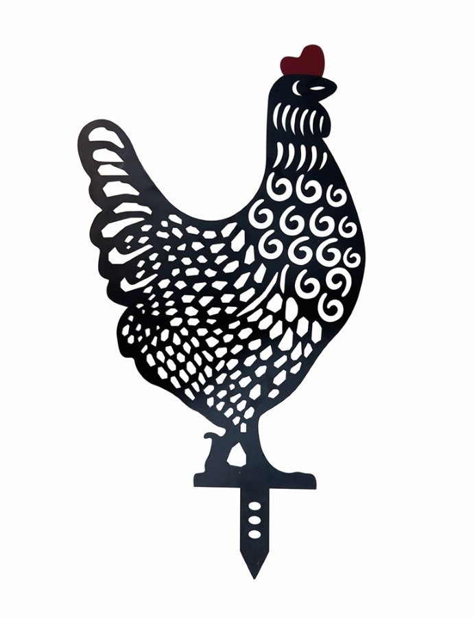 Sodo dekoracija GAIDYS Tonka, įsmeigiama, metalinė, juodos sp., 35 x 64 cm.