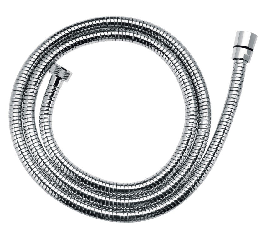 Dušo žarna FERRO W05, prailginama 150-200 cm, metalinis apvalkalas, chromuota