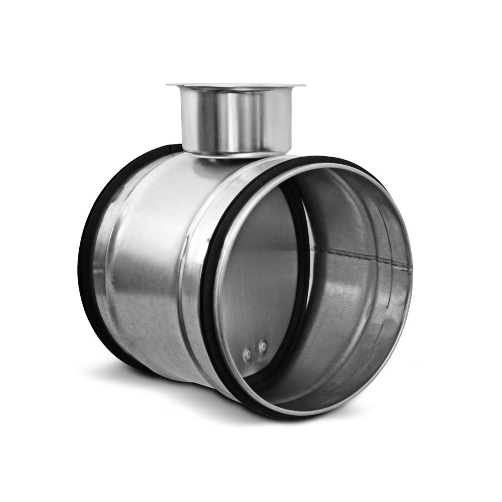 Uždarymo sklendė ALNOR DATG-100, d100 mm, su tarpine, cinkuota skarda