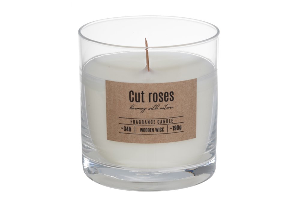 Kvapni žvakė Cut Rose, iš sojų vaško, degimo laikas 34 val