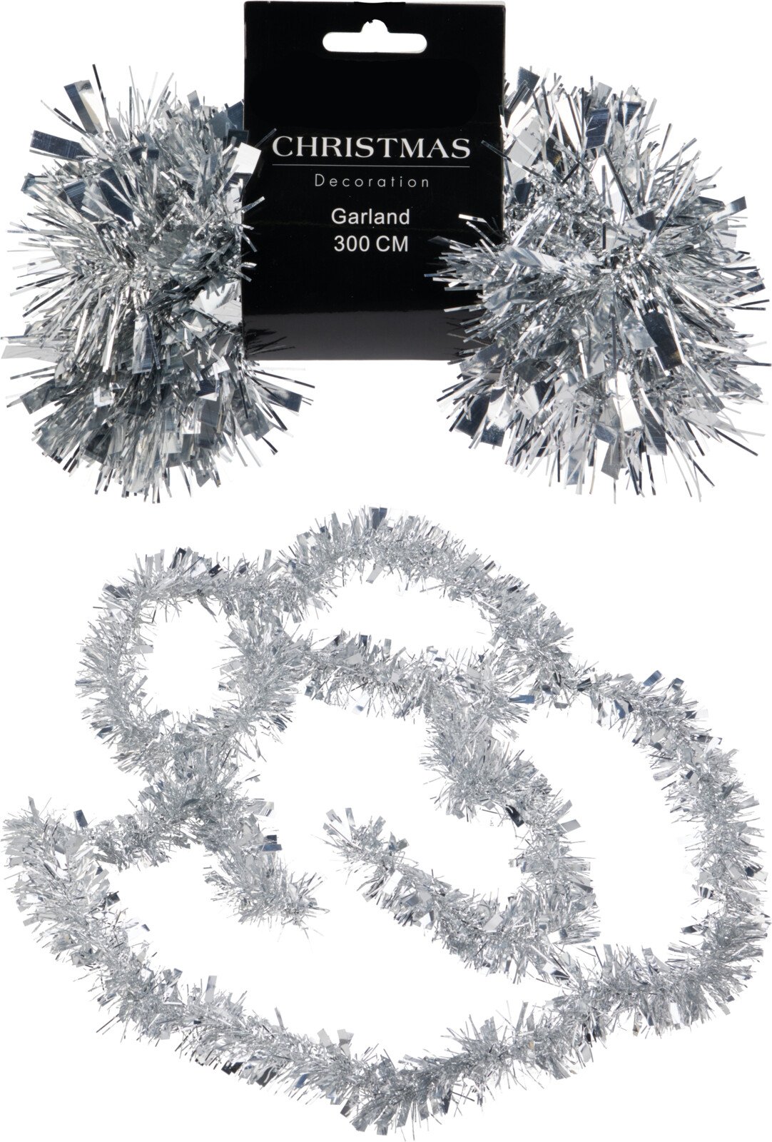 Kalėdinė girlianda, sidabrinės sp., 3 m