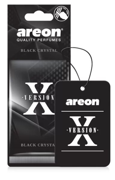 Automobilių oro gaiviklis AREON X Version, Black Crystal, pakabinamas