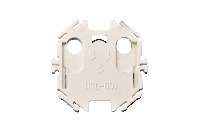 Kištukinio lizdo dangtelis LIREGUS Ukl-001, paviršinis, baltos sp., be įžeminimo, UKL-001.B 