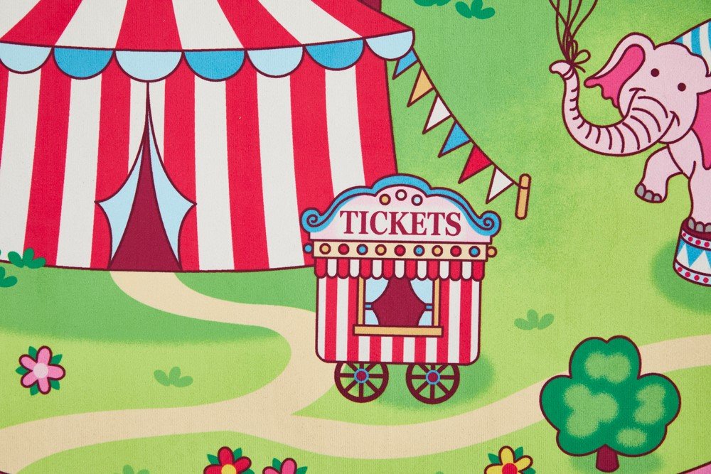 Kilimas ANDIAMO WONDERLAND, 140 x 200 cm, vaikiškas, rožinis, 100% poliesteris, 700693